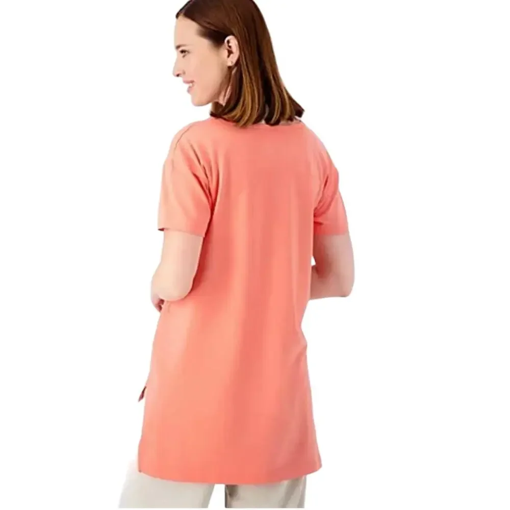 Koolaburra by UGG Jersey Short Sleeve Tunic Faded Rust Plus Size 3X NWOT - Picture 2 of 10